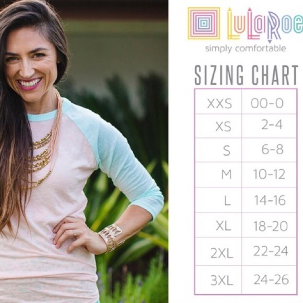 BNWT Lularoe Randy Tee - Picture 4 of 4